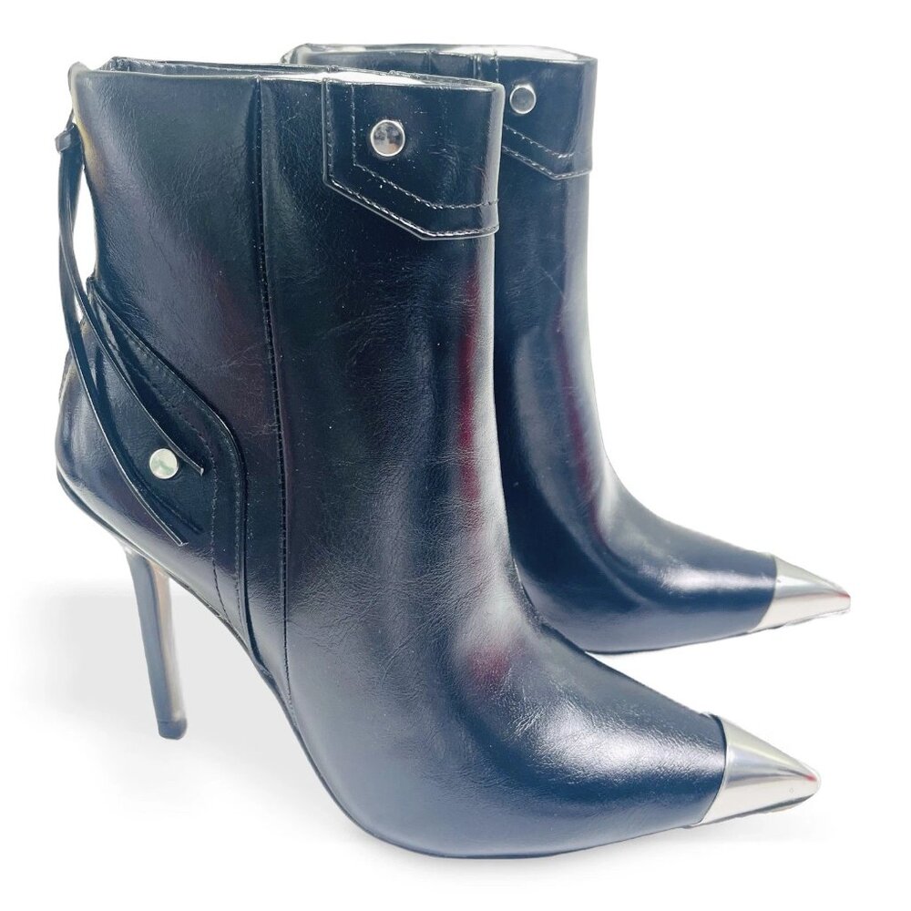 Aldo Women's Nilita Booties Pointed Toe Stiletto Ankle Heel Size 5 NEW